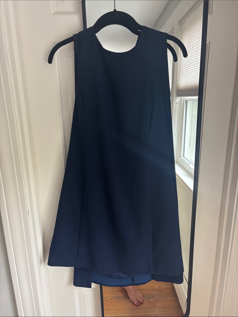 Trina Turk Navy Sleeveless Mini A-Line Shift Dress